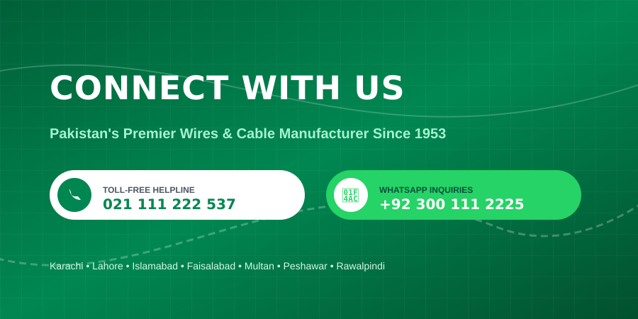Connect With Us - Pakistan Cables